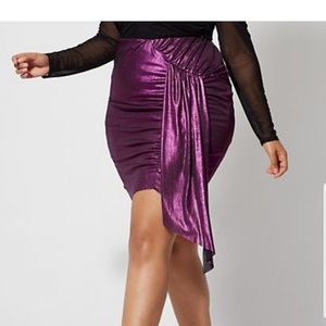 Metallic Purple skirt